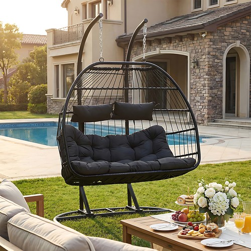 Hanging swing egg chair - hanging,
