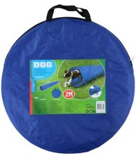 Dog Agility Training Tunnel 2m Nylon Exercise Tube for Pets Foldable 48cm