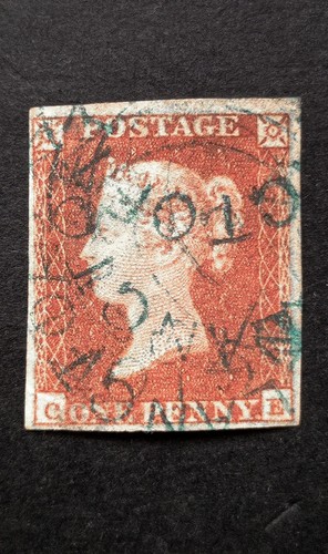 Queen victoria penny red - penny,