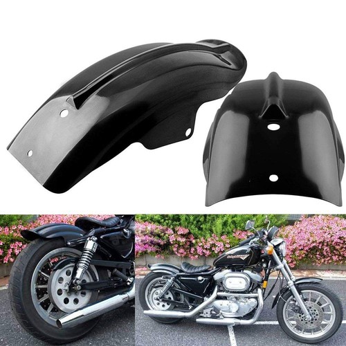 Custom black rear fender - black,