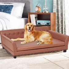XXL Large Leather Pet Sofa Dog