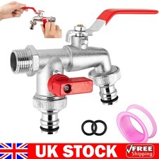 1/2" 3/4"BSP Double Outlet