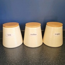 Tea Coffee Sugar Jars Rayware