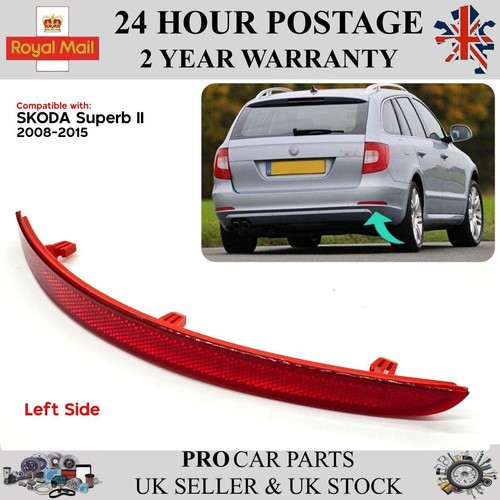 Rear bumper reflector - rear,