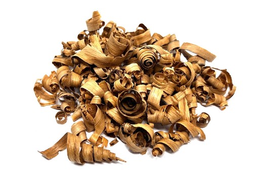 Oak whisky barrel - oak, shavings