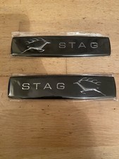 Triumph Stag  Mk2 Left Hand And Right Hand Wing Badges Brand New ******