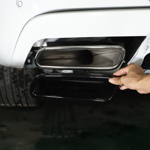 Gloss black stainless exhaust - gloss,