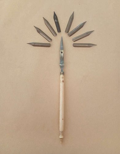 Vintage dip pen 8 - pen, assorted
