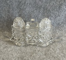 Vintage Art Deco Pressed Glass