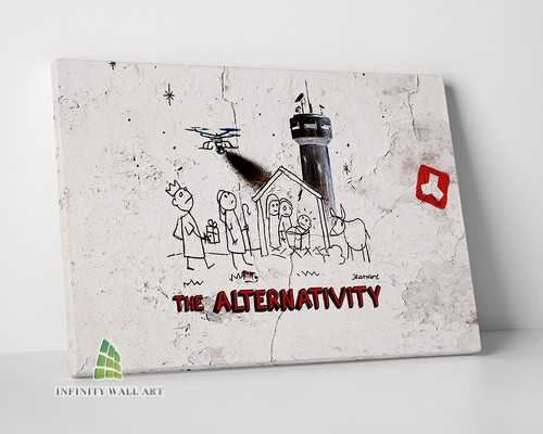 Banksy alternativity graffiti - banksy,