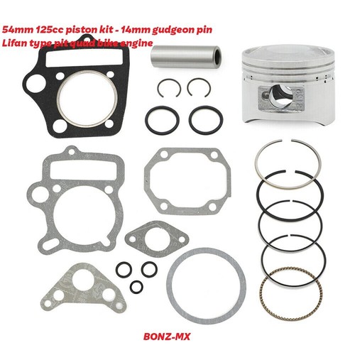 125cc 54mm piston - 125cc, ring