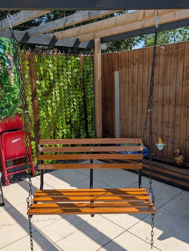 Garden swinging bench hand - garden,