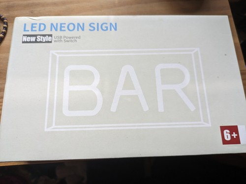 New led neon bar sign - led,
