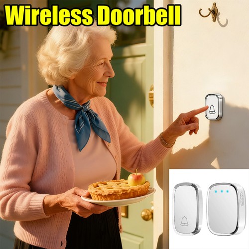 Loud wireless doorbell plug - wireless, in
