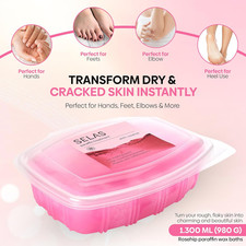 Paraffin Wax Bath 1.300 Ml 980 G . for Aesthetic Treatment of Hands and To