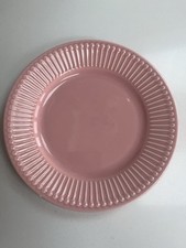 ONE** IKEA STRIMMIG Pink Side Plate 8" Ribbed 