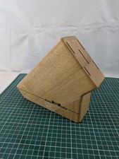 Vintage Solid Wood Knife Block | Richardson Sheffield Ltd