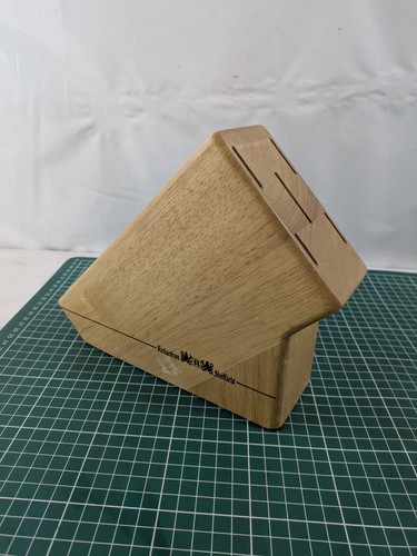 Vintage solid wood knife - wood, block