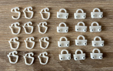 12 x Genuine IKEA Kvartal Hooks & Gliders originally sold as part 701.886.83