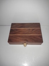 Wooden Travel Chess Set. Pegged Pieces. Shisham Wood. Inlaid.