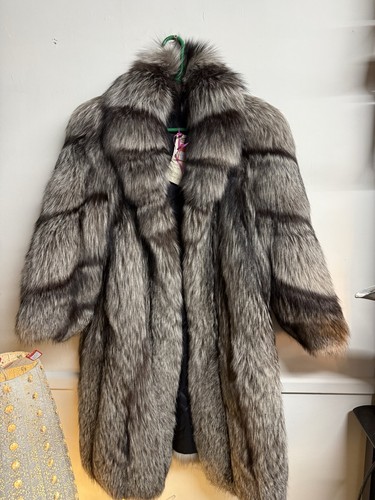 Silver fox stunning fur - fox,