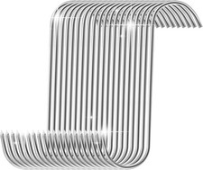 20PCS Stainless Steel Meat Hooks 5.9IN Heavy Duty Butcher Hooks for Hanging