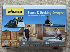 WAGNER Fence and Decking 460W Airless Paint Sprayer - Yellow/Black (2369472)