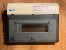 Hager 10 module 8 way consumer