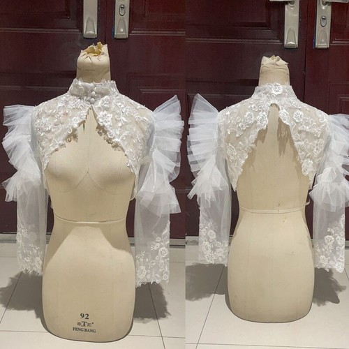 Wedding jacket lace tulle - jacket,