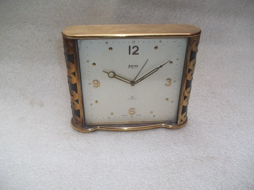Vintage swiza mantle alarm - 8,