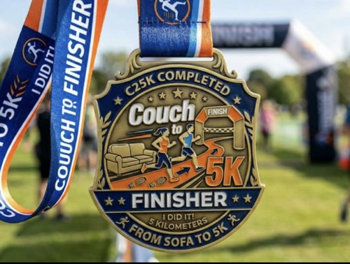 Couch medal - couch, 5k