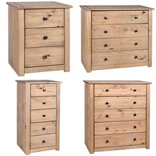 Panama Drawer Chest Solid Pine