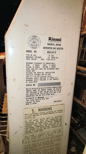Rinnai reh 18t - rinnai, gas