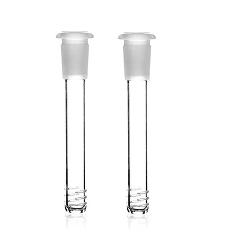 12cm 2pcs glass downstem - 12cm,