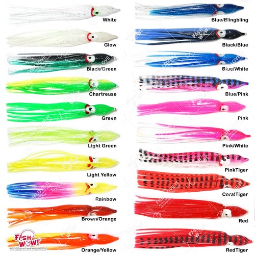 30pc fishing squid - 4.75",