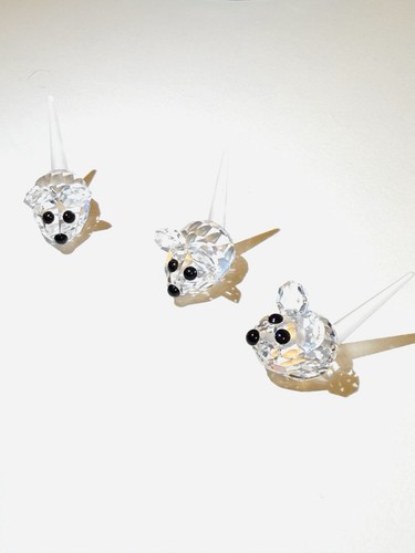 Swarovski silver crystal - silver, mini