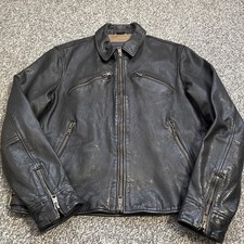 ALL SAINTS Leather Jacket Mens