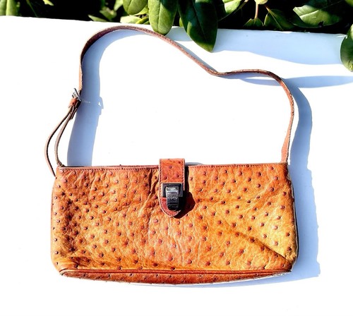 Asprey ostrich leather handbag - asprey,