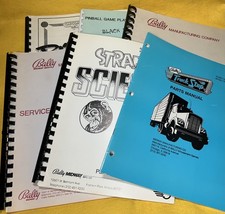 Lot of 6 Pinball Manuals