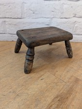Antique Small Country Milking Stool - Rustic