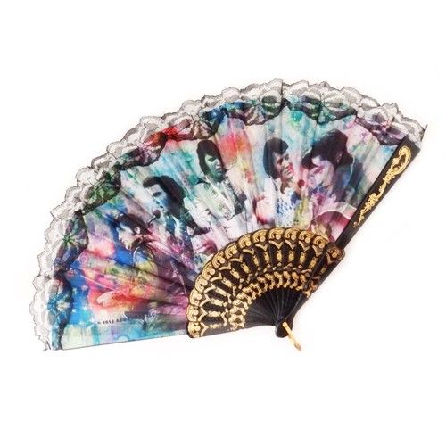 Elvis presley hand fan - elvis,