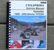 1988-2006 Yamaha Blaster YFS200 YFS 200 Quad ATV SERVICE & REPAIR MANUAL