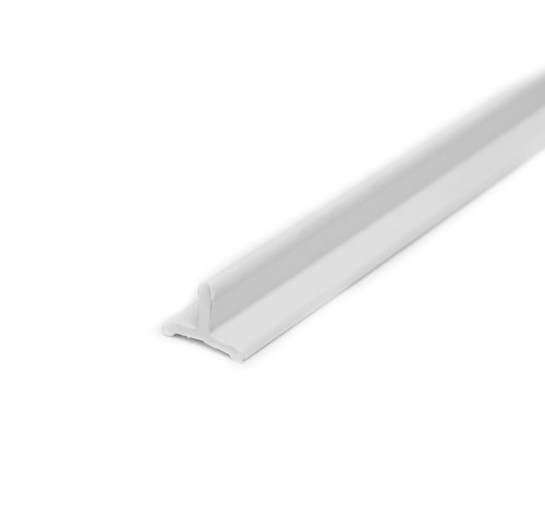 White vinyl sliding screen - 72",