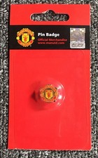 Manchester United Crest Pin Badge Official Merchandise