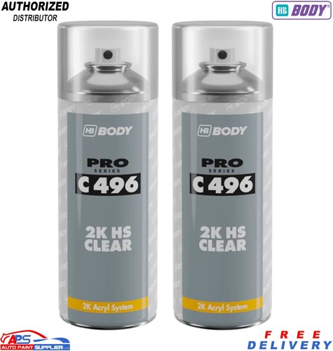 Body 496 hs clearcoat - 2x,