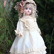 Antique Bru Jumeau doll dress 1890s with a hood Doll size 60-70 cm