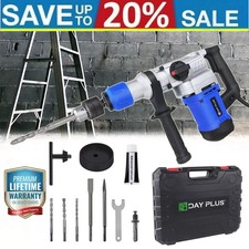 240v Electric Demolition Jack Hammer Drill Concrete Breaker Chisel 2000w