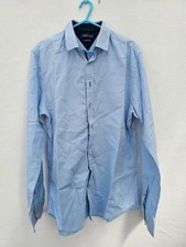 Paul hunter blue white regular shirt medium 39/40