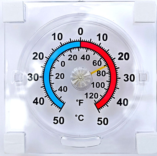 Garden window thermometer - window,