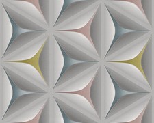 3D Geometric Wallpaper Retro